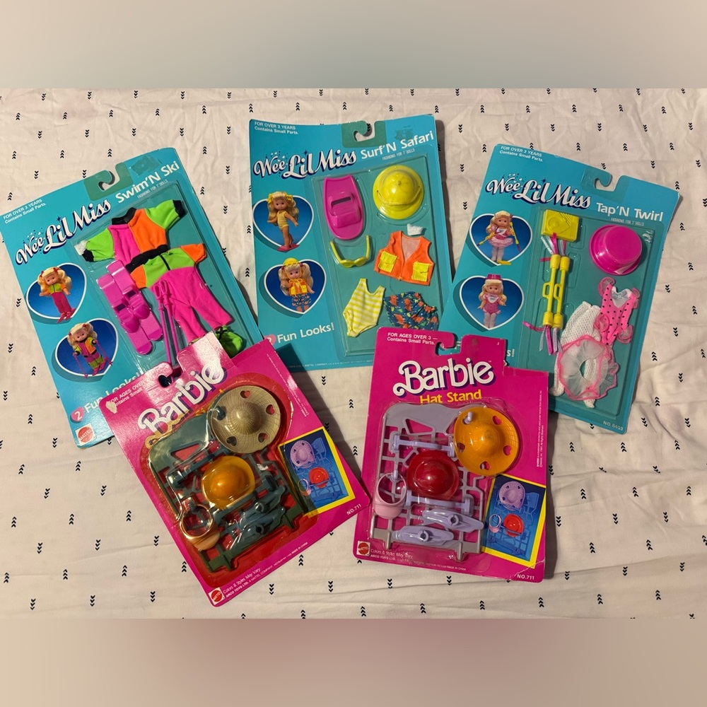 💕💕Vintage 1989 Barbie Mattel Accessories💕💕